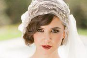 vintage bride hairstyle