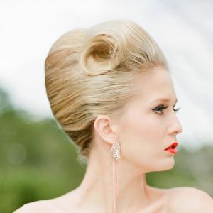 Retro Bride hairstyle