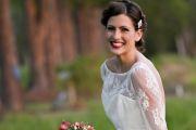 vintage bride hairstyle sunshine coast