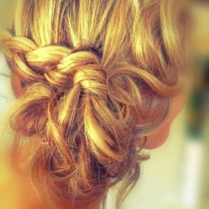 braided wedding hair style sunshine coast