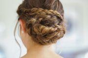 wedding braided hairstyle sunshine coast