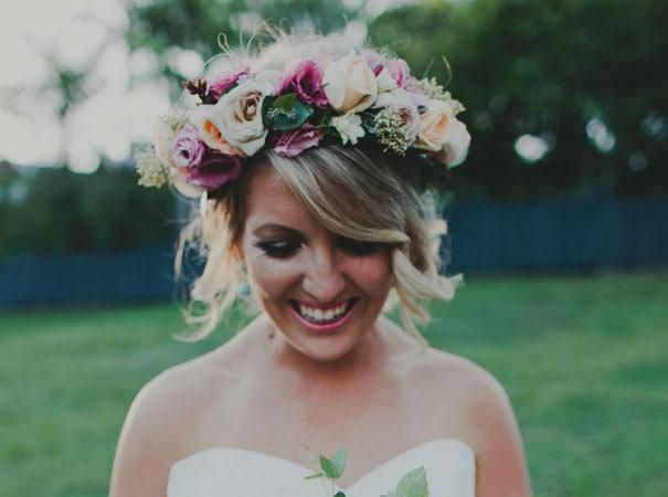 casual wedding hair style