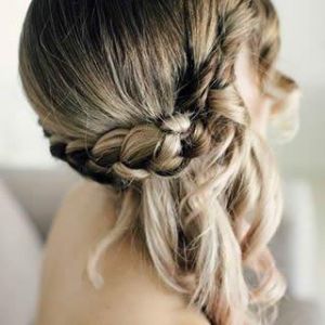 braided wedding hair style braided wedding hair style
