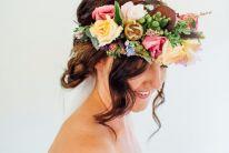 bridal floral crown hairstylist sunshine coast