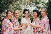 bridal party wedding hair dresser buderim