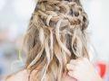 waterfall braid wedding hairstyle