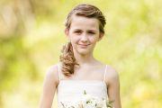 flower girl hairstyle wedding hairdresser sunshine coast