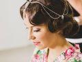 vintage bride hairstyle