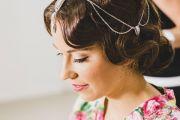 vintage bride hairstyle