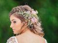 Boho wedding hair style Sunshine Coast