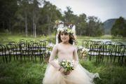 flower girl hairstyle wedding hairdresser sunshine coast