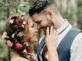 Wedding Hair Braid with flowers