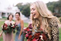 bride hairstyle soft curls hair down